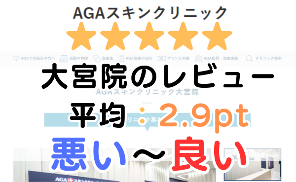 【レビュー調査】AGAスキンクリニック「大宮院」の口コミを解説！