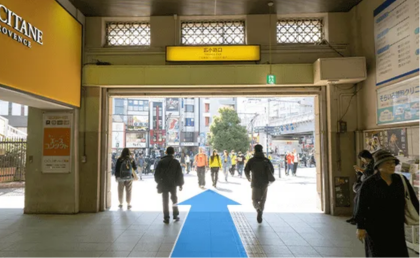 AGAスキンクリニックと東京上野院の行き方①JR上野駅で下車し、広小路口を出る