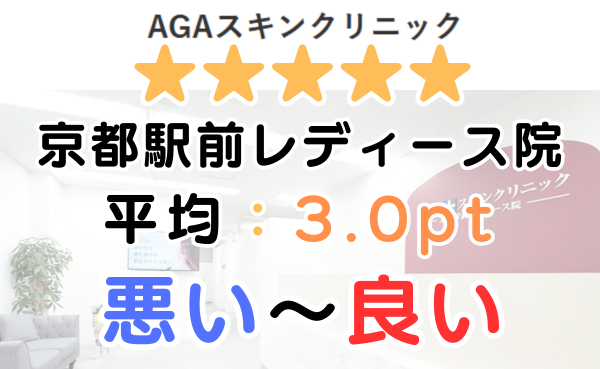 【レビュー悪い？】AGAスキンクリニック「京都駅前レディース院」の口コミ評判を解説！