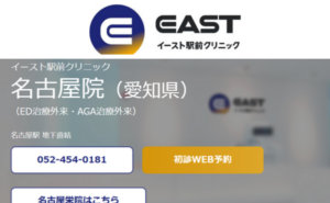 イースト駅前クリニック名古屋院のホームページまとめ