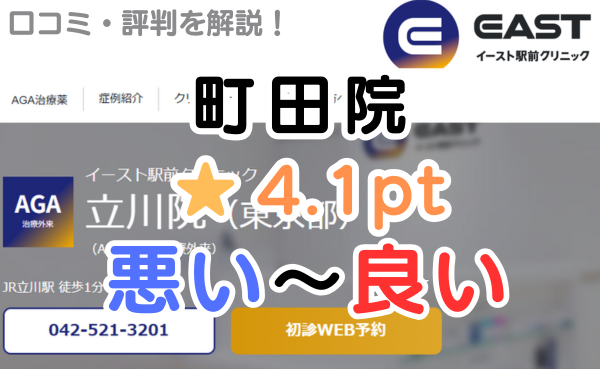 【偽物の評判？】イースト駅前クリニック「町田院」の口コミを解説！
