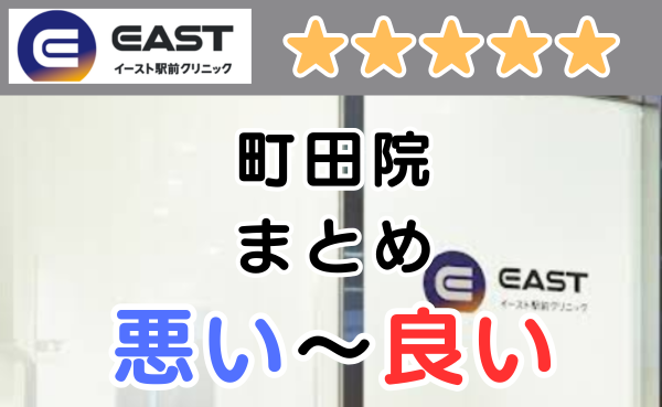 イースト駅前クリニック町田院の店舗画像と、悪い～良い口コミ評判まとめ