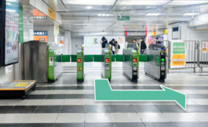 JR線新宿駅からDr.AGAクリニック新宿院への詳細ルート①