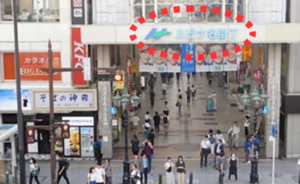 ｲｰｽﾄ駅前ｸﾘﾆｯｸ仙台院の行き方③ハピナ名掛丁というクリスロード商店街が見えてきます