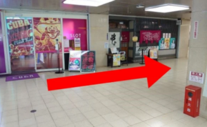 ｲｰｽﾄ駅前ｸﾘﾆｯｸ大阪院の行き方(四つ橋線西梅田駅)③右手方向に進む