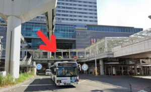 ｲｰｽﾄ駅前ｸﾘﾆｯｸ小倉院の行き方①JR「小倉駅」小倉城口（南口）へ向かう