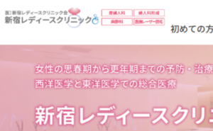 新宿レディースクリニックのホームページまとめ